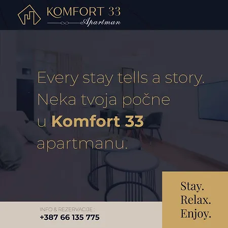 Komfort 33, Near Sarajevo Airport & Free Parking Διαμέρισμα *